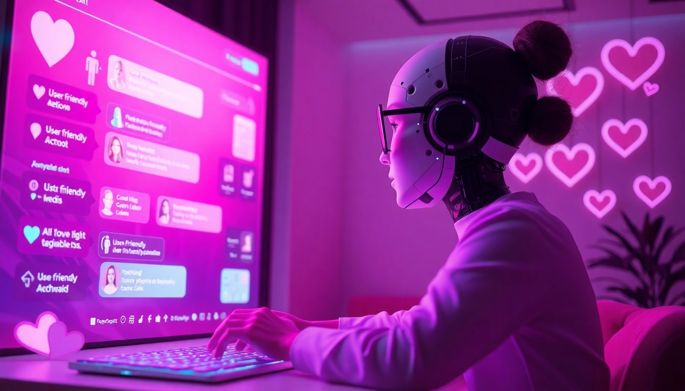 Immersive AI porn chat experience with vibrant digital interactions.