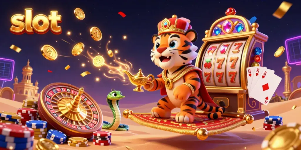 Slot yang menarik dengan sultan macan dan jin, memunculkan keberuntungan di kasino.
