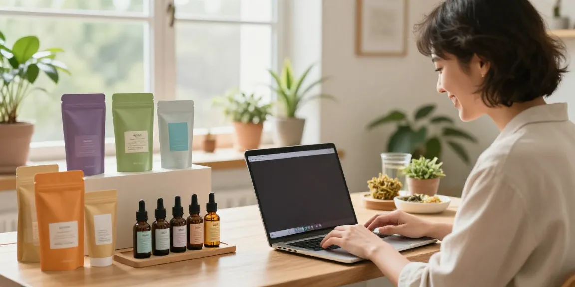 CBD kaufen in einem einladenden Online-Shop mit verschiedenen CBD Produkten.