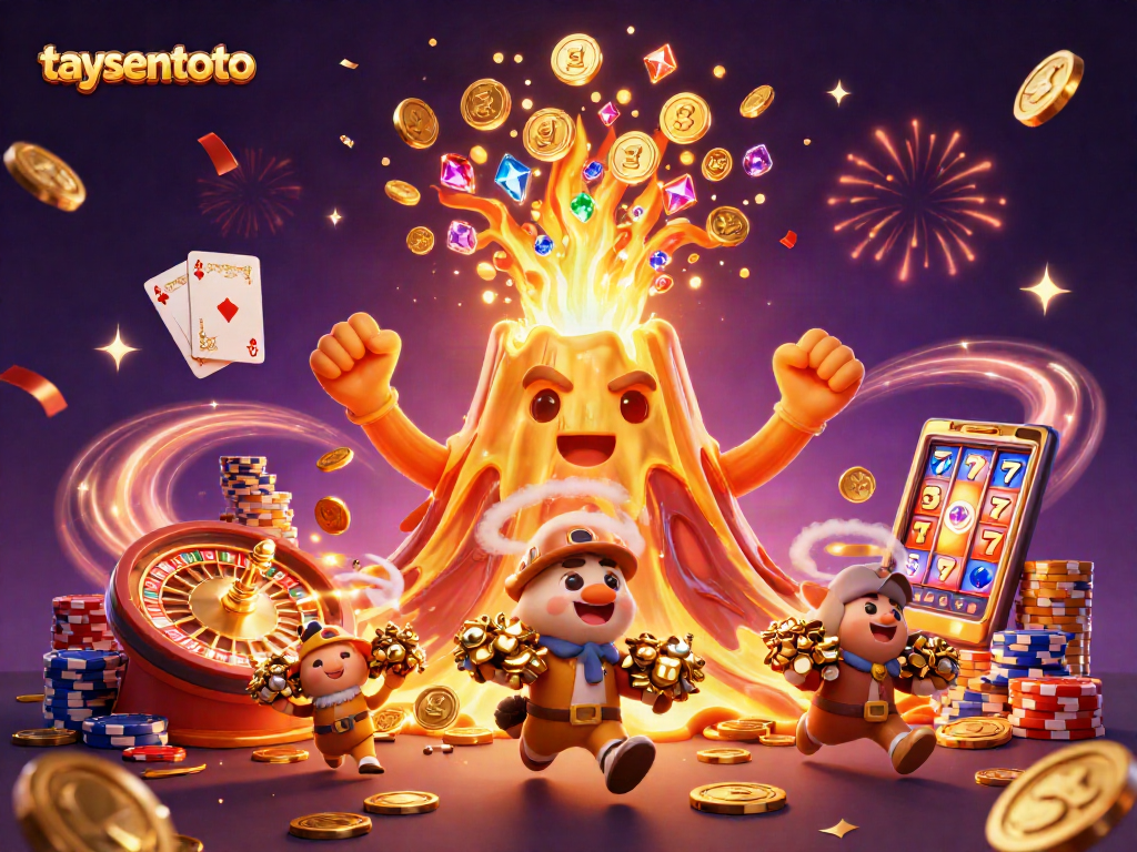 Join the excitement at taysentoto with treasure-filled adventures in this vibrant casino scene.