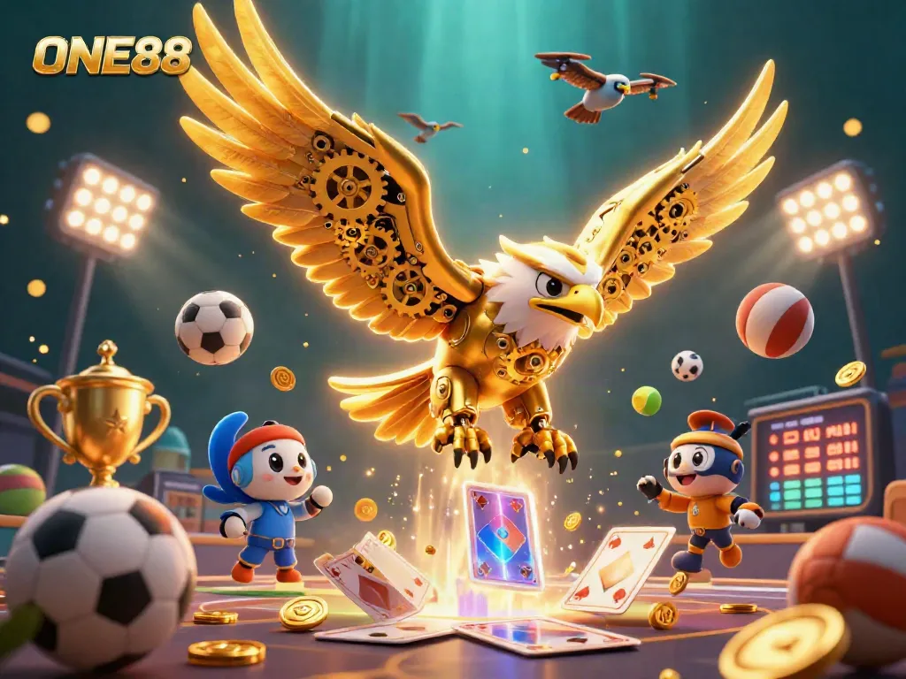 Experience thrilling moments with ONE88 in a vibrant and immersive casino scene