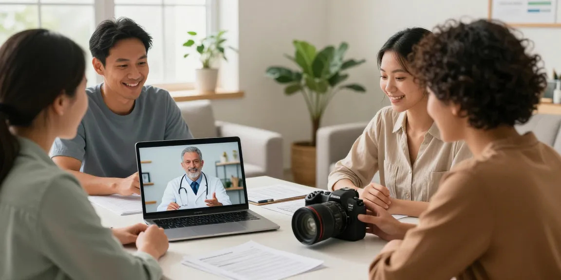Patients consulting online for their Ohio MMJ card with a licensed doctor in a cozy home office.