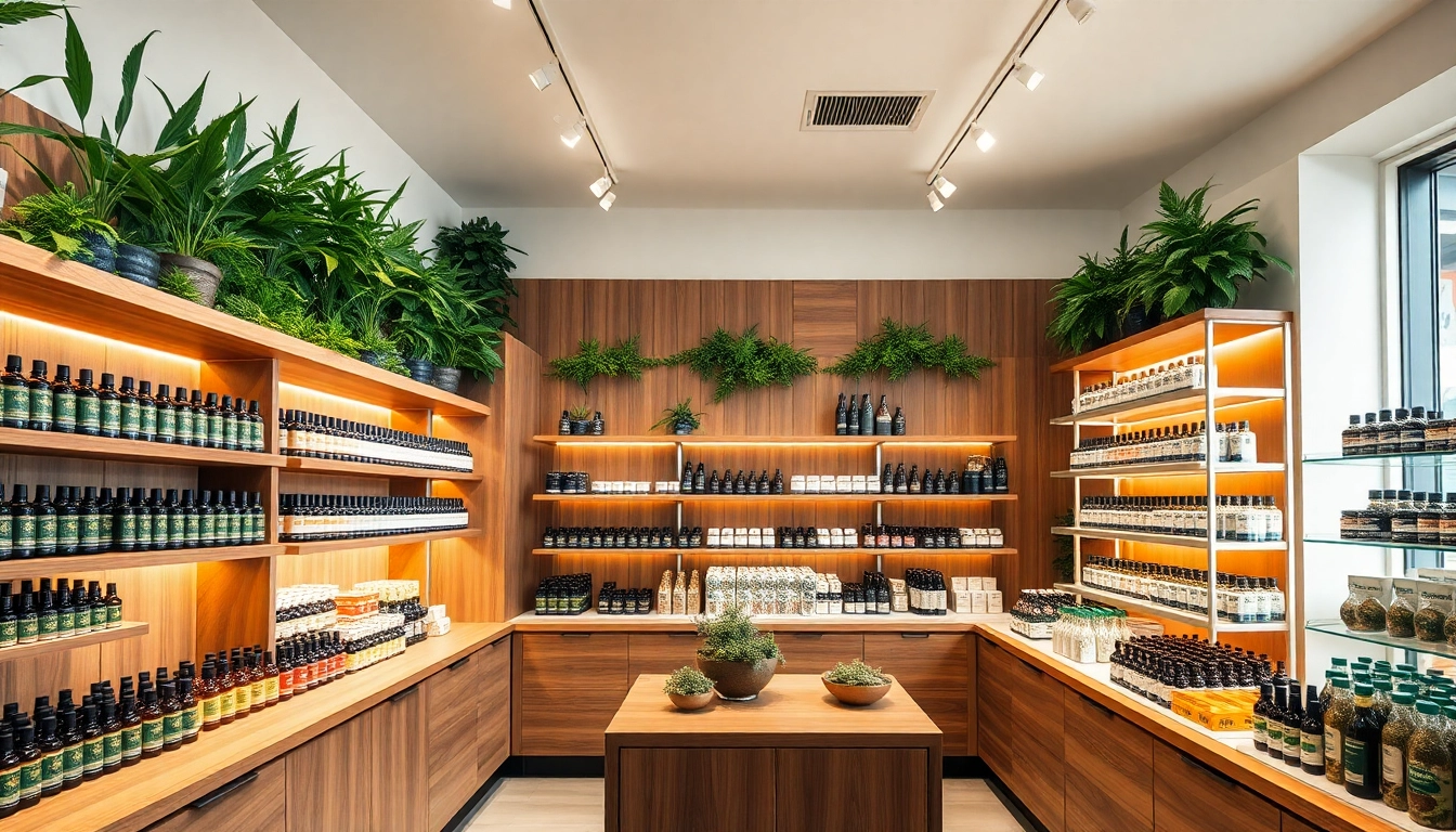 Showcasing a vibrant selection of geekthc cannabis products in a modern retail environment.