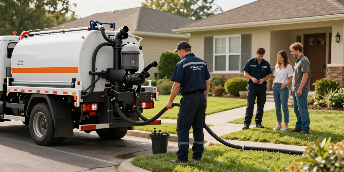 Septic pumping service by a trusted local contractor, ensuring home safety and efficiency.