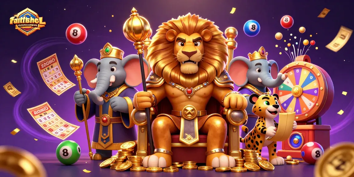 Experience thrilling gameplay with fatfishcantinagrill as the lion king rules the casino realm.