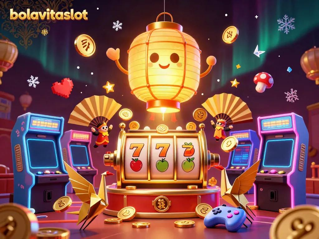 Experience slot thrills at bolavitaslot with golden lanterns, games, and jackpots glowing.