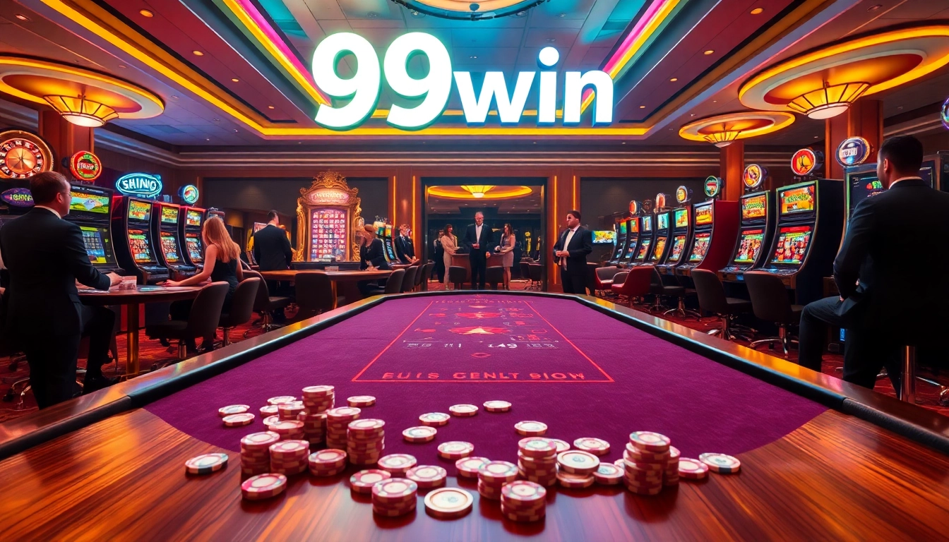 Experience thrilling poker and roulette action at 99win casino, where gambling excitement meets luxury.