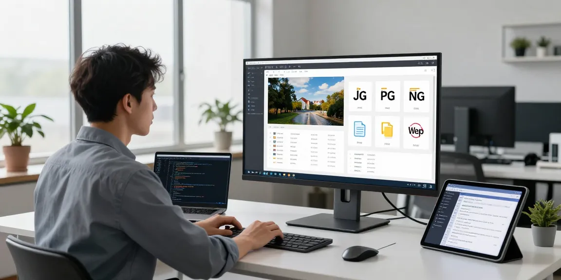 AI detector in action, showcasing advanced image analysis in a modern office setting.