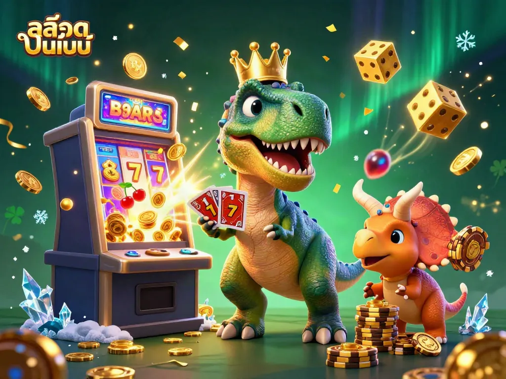 สล็อตออนไลน์ รูปภาพการ์ตูน 3 มิติแสดงให้เห็นความสนุกของเกมในคาสิโนออนไลน์