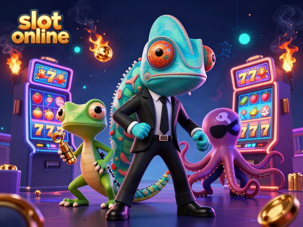 Spin to win at slot online with vibrant characters and dynamic gaming elements!