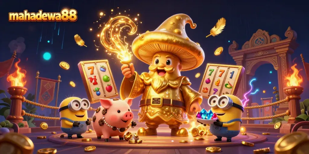 Experience thrilling magic with mahadewa88's vibrant slot wizardry and treasure