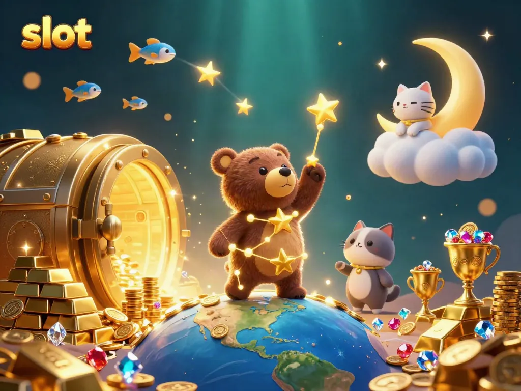 Engaging slot gameplay scene with interactive characters and vibrant visuals showcasing winning moments.