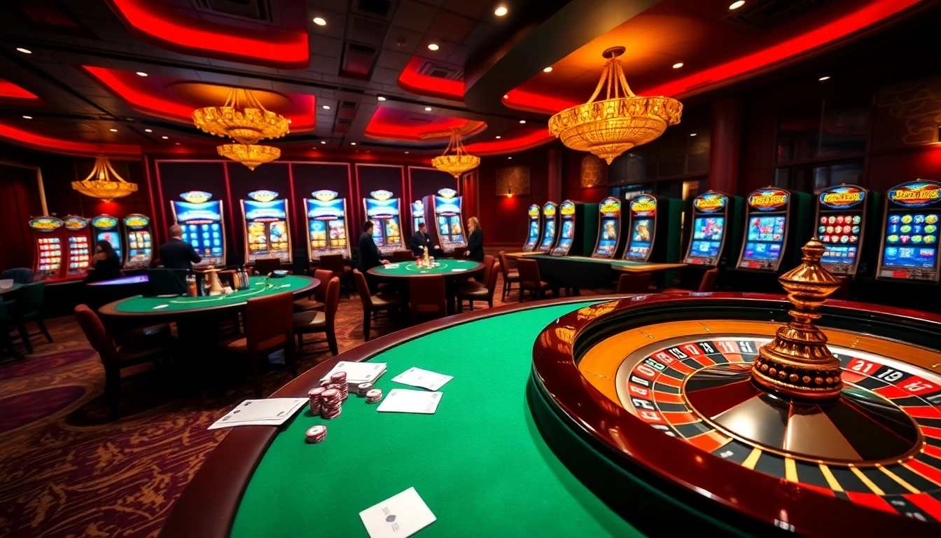 Experience the excitement of Bin88 casino with vibrant poker tables and engaging live dealers.