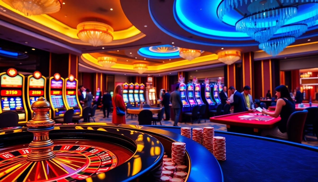 Experience luxury gameplay at god55 casino with thrilling card games, vibrant slot machines, and professional dealers.