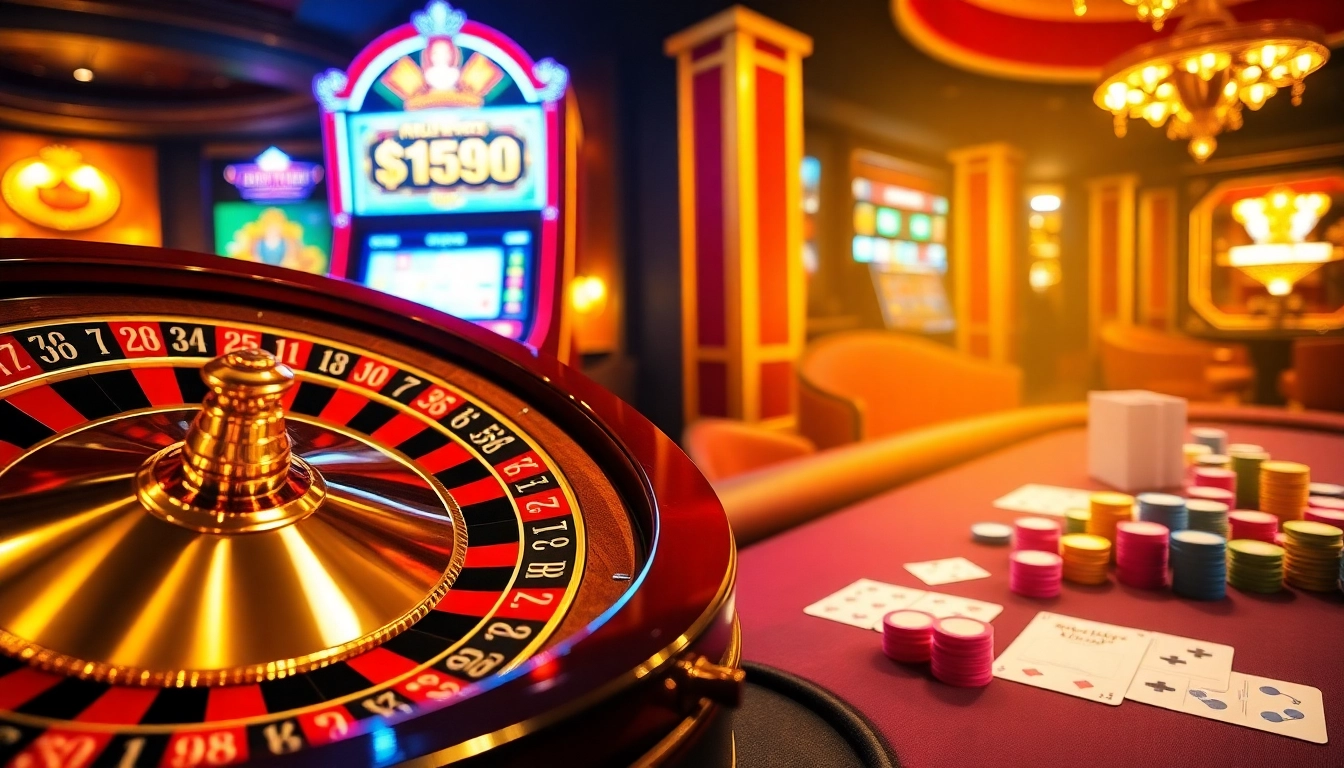 Experience the thrill of winning with 6Rwin55.com's exciting roulette and poker games in a luxurious casino setting.