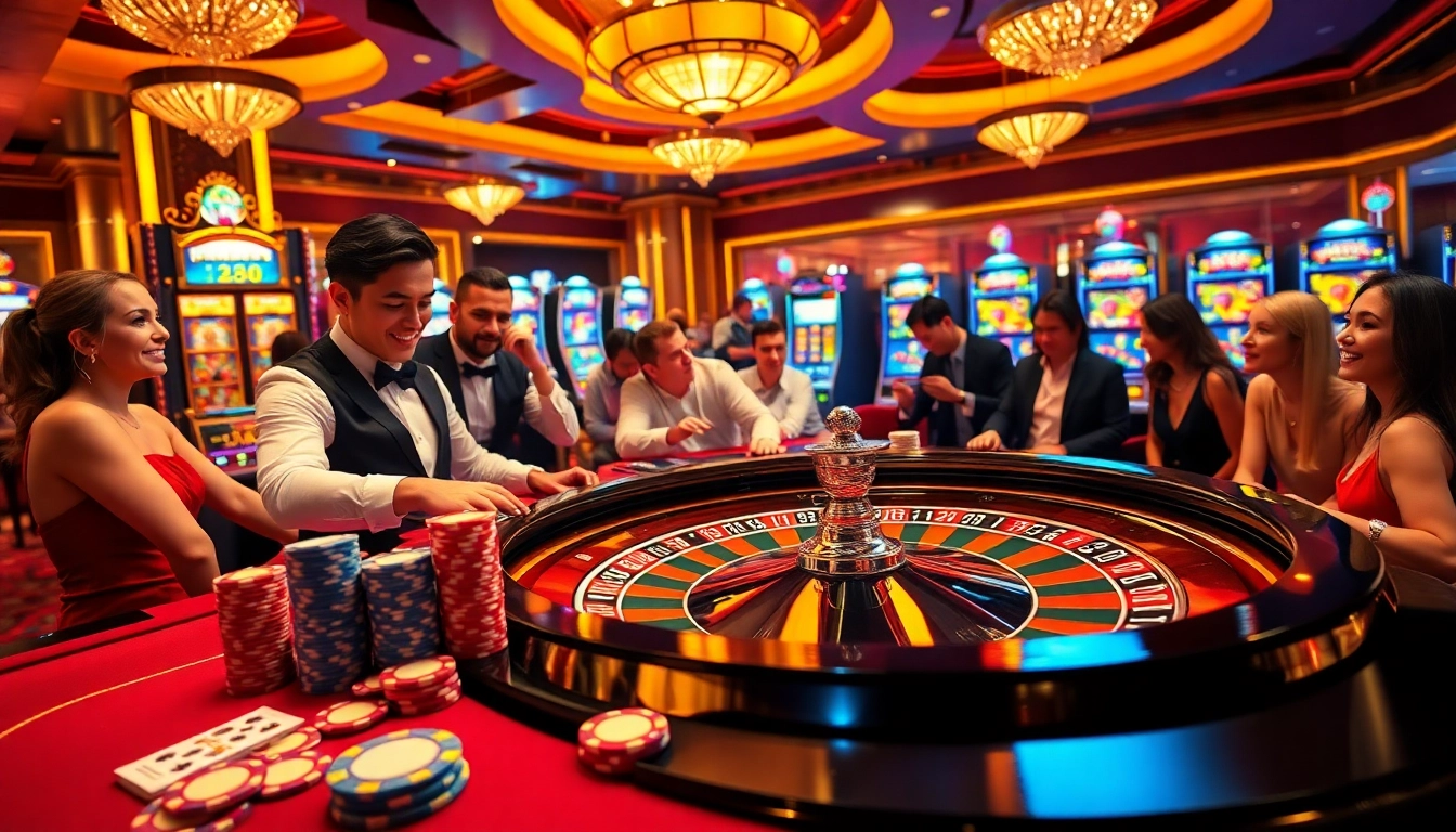 Experience thrilling gameplay at https://www.6rwin55.com/, featuring engaging roulette action and excited players.