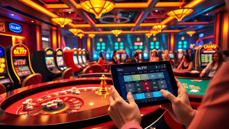 Experience the excitement of 6L777 at vibrant casino tables with immersive gaming action.