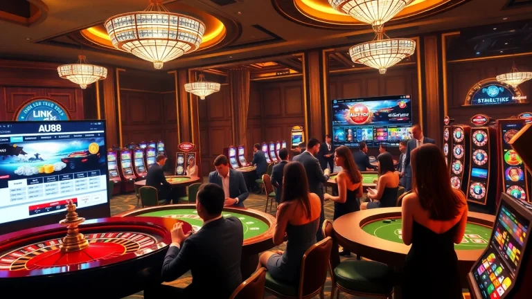 Engage in thrilling betting experiences with Link AU88 featuring vibrant casino games.