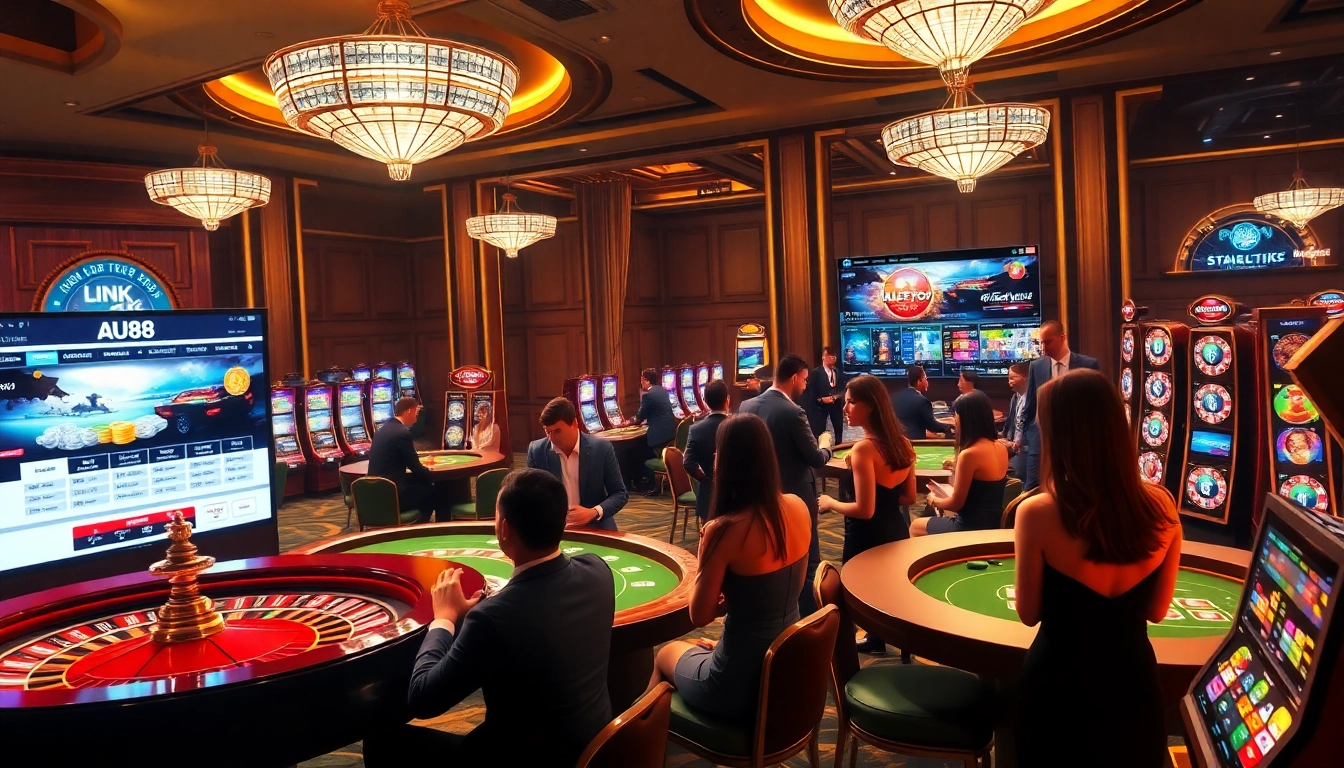 Engage in thrilling betting experiences with Link AU88 featuring vibrant casino games.