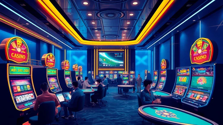 Exciting online gaming experience at https://nk88.gg/ featuring modern casino environment with interactive gaming options.