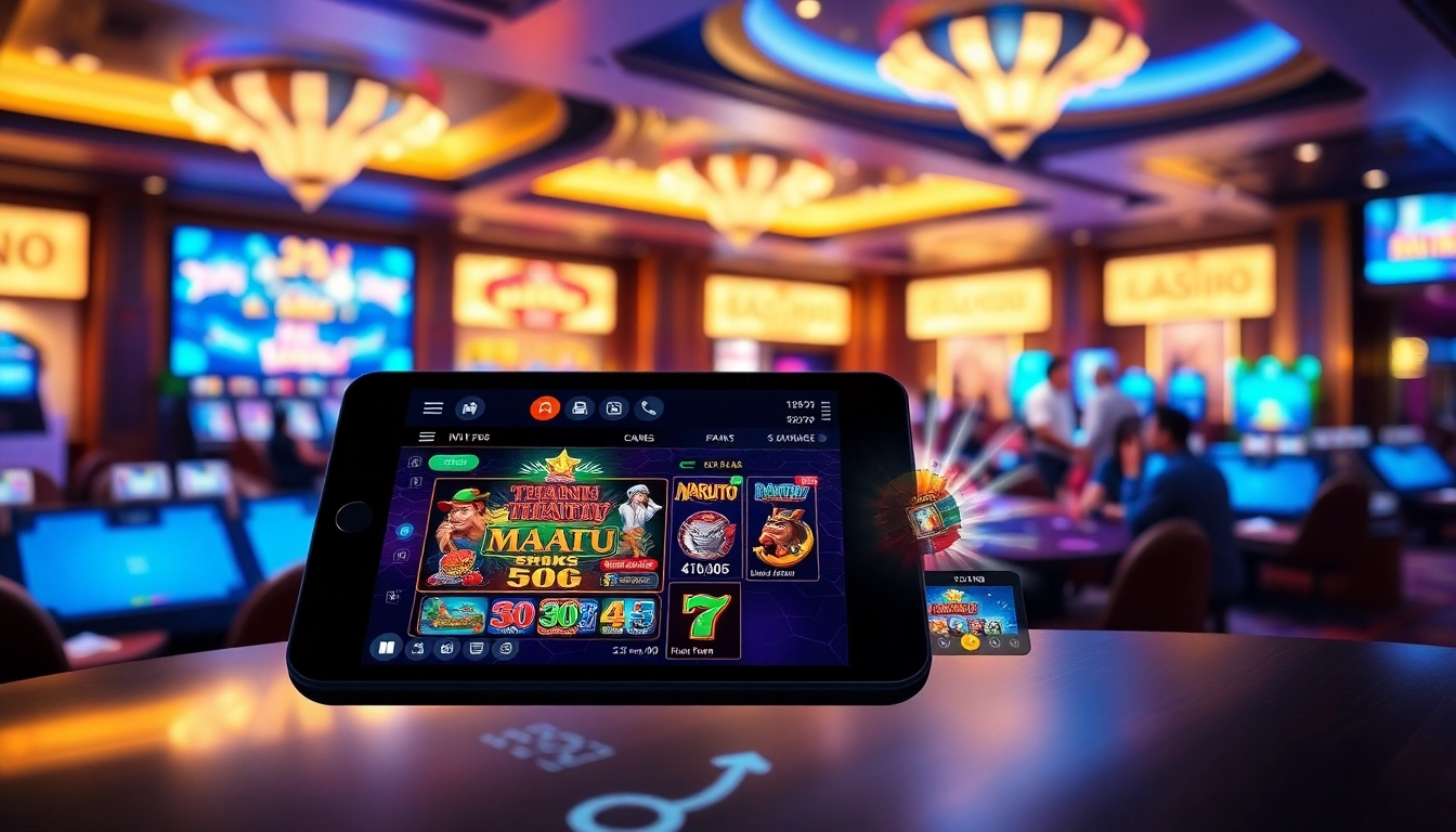 Engaging gaming scene at DA88 showcasing vibrant slot games like Nổ Hũ Thành Phố Mayan.