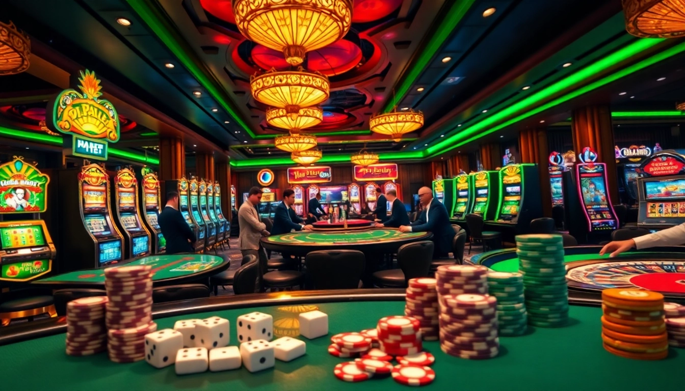 Gamble thrillingly with excitement at https://lauthaitv3.com/ in a luxurious casino atmosphere.