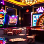 Experience the excitement of 98win đăng nhập with vibrant casino tables and games.