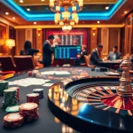 Experience thrilling online betting at llink alternatif sbobet with a lavish casino backdrop.