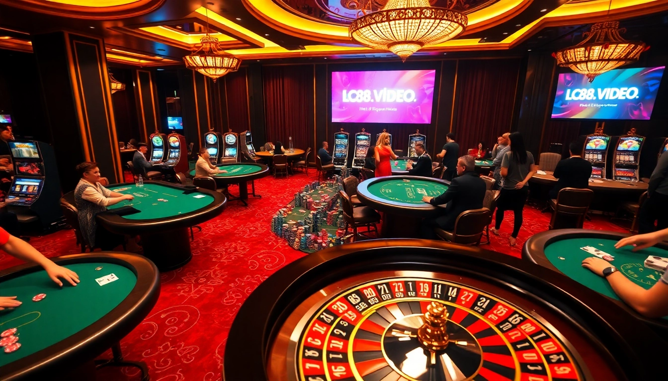 Experience the thrill of betting with https://lc88.video/ in a vibrant casino setting.