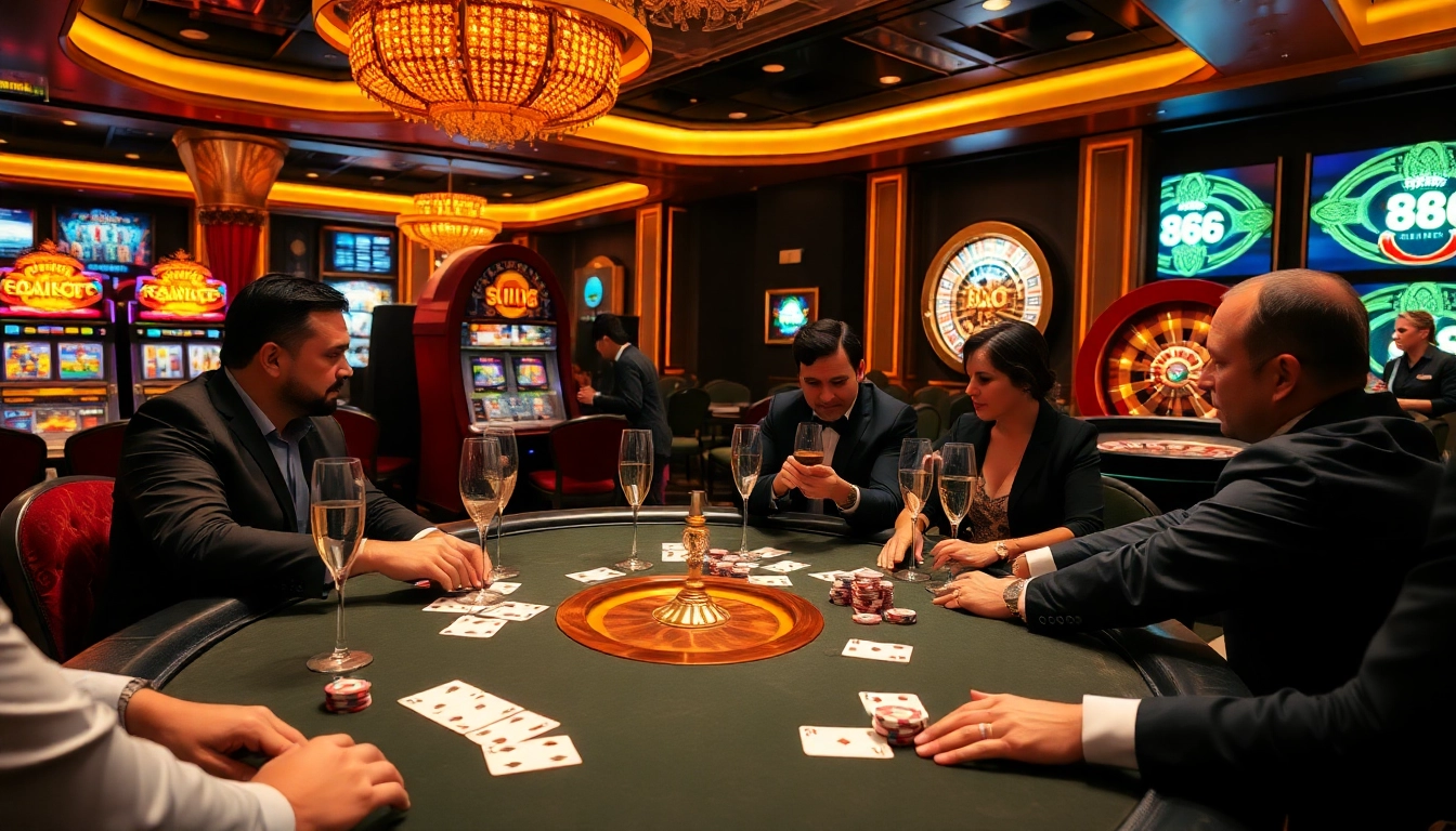 Experience the thrill of poker with 888new in a luxurious casino setting.