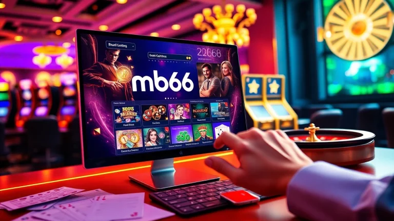 Experience the excitement of gambling with mb66 in a vibrant online casino scene.