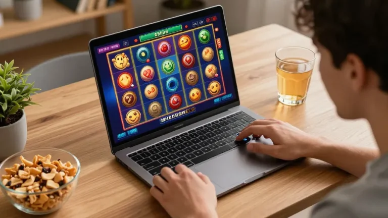 Engaging online gaming session showing slot gaco excitement with colorful interface