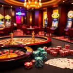 Experience high-stakes gaming at mm88 com with vibrant roulette and poker elements.