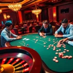 Players strategizing at the poker table in a luxurious setting at PG88.COM.