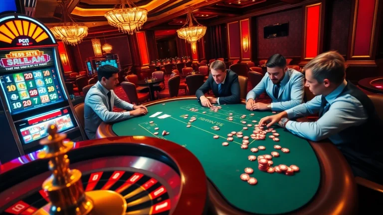 Players strategizing at the poker table in a luxurious setting at PG88.COM.