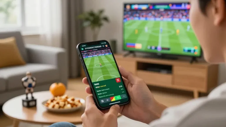 Engaging sports betting moment on da88 mobile app with live game excitement.