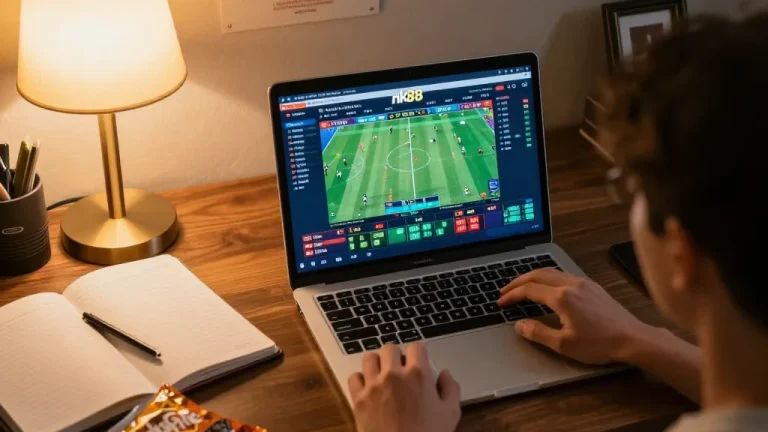 Place strategic bets on nk88's interface in a cozy home betting environment