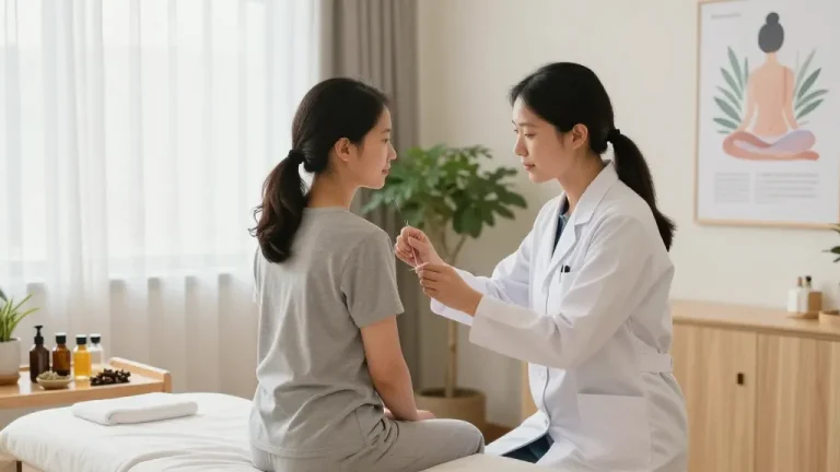 Consultation at 수원한의원, showcasing a healing environment with professional care.