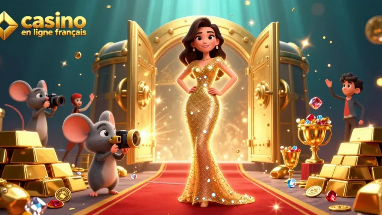 Jouez au casino en ligne français avec des personnages 3D glamours et des trésors scintillants.