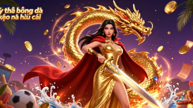 Bet on tỷ lệ bóng đá kèo nhà cái with charismatic characters, bright game elements, and immersive atmosphere.