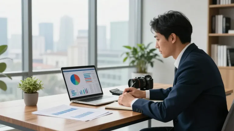 Expert financial strategies for 소액결제현금화 in a contemporary office.