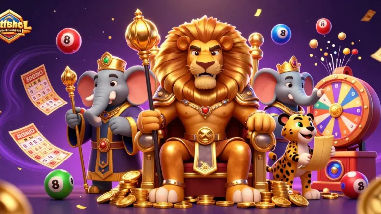 Experience thrilling gameplay with fatfishcantinagrill as the lion king rules the casino realm.