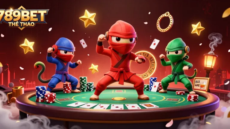 Experience the thrill of betting with 789BET THỂ THAO in a vibrant and immersive digital casino scene.