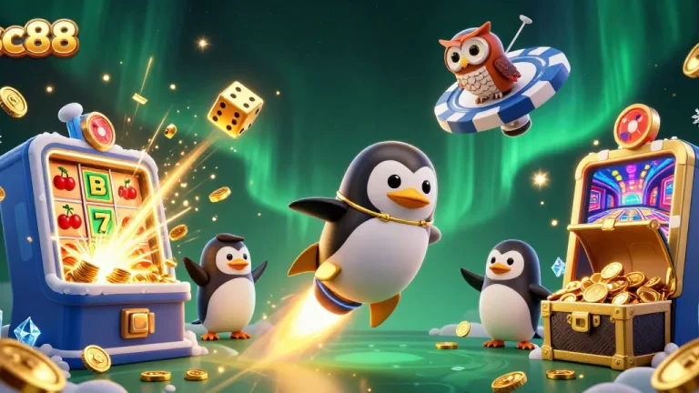 Experience the thrill of winning with sc88 at this vibrant online casino scene featuring dynamic gaming elements.