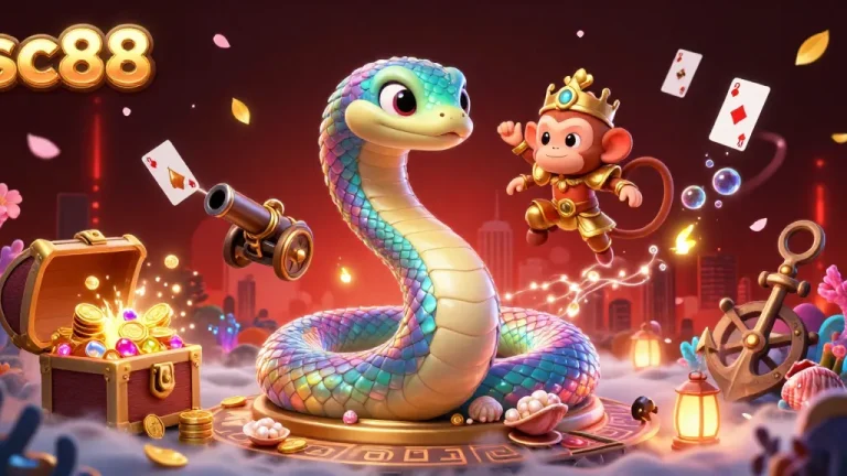 Win exciting prizes at SC88 while enjoying vibrant games illuminated by dazzling treasures.